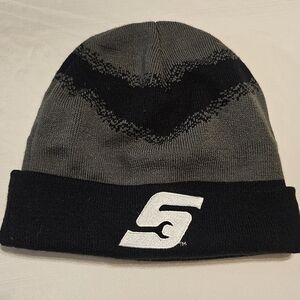 Snap On Black and Gray Beanie